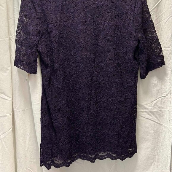 Purple Lace Top - Picture 3 of 4